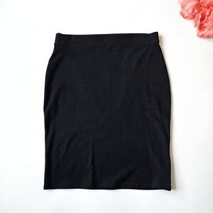 🖤 Old Navy Black Knit Pencil Skirt | Y2K Minimal | Stretch | Size M